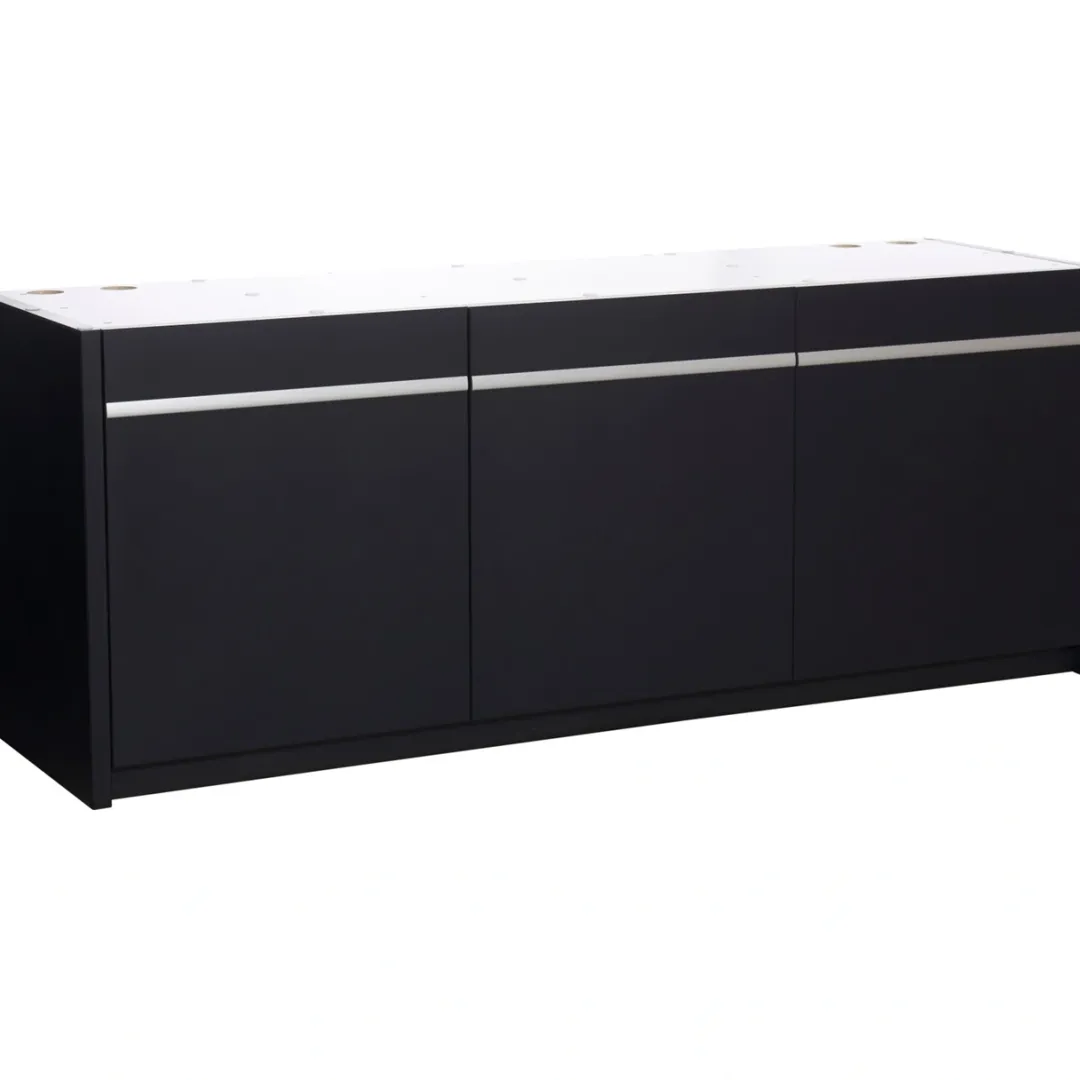Akvastabil Kabinet 720 L 200x60x79 cm til MOVE i Sort