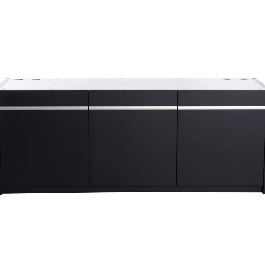 Akvastabil Kabinet 720 L 200x60x79 cm til MOVE i Sort