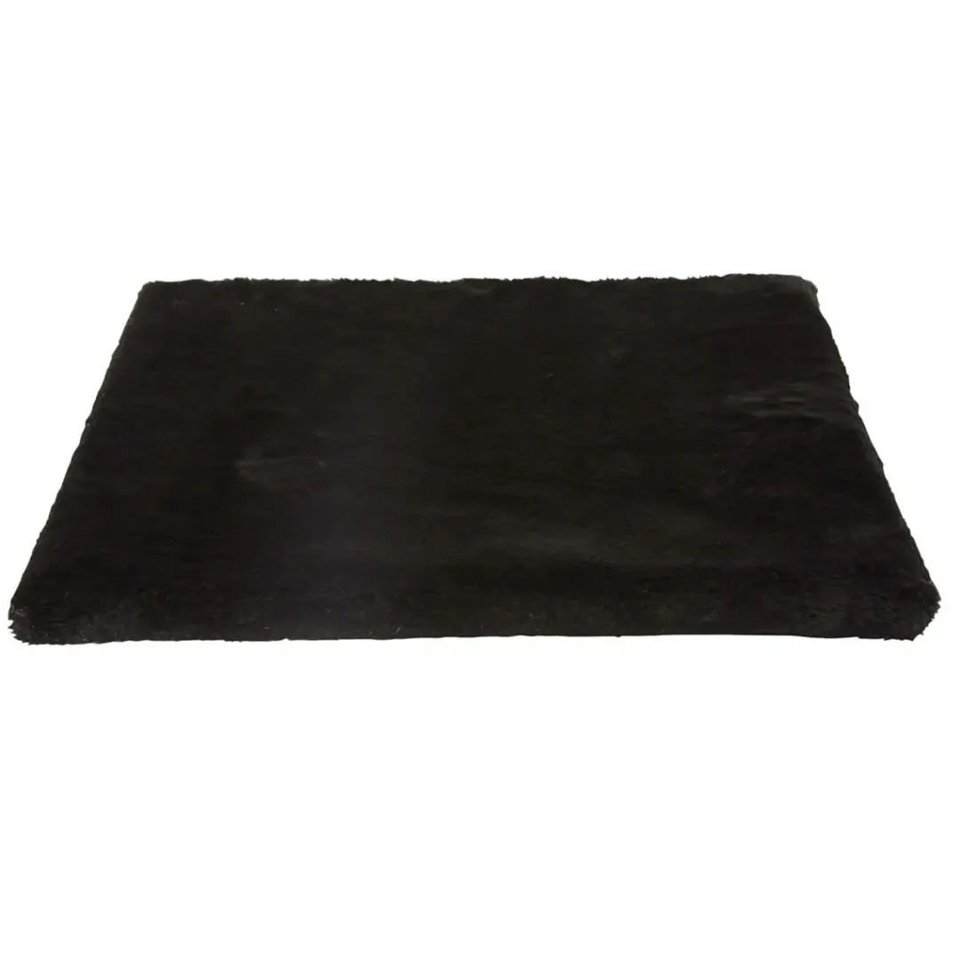 Kattens No. 1 Kattens no 1 Bund med plys 50x50 cm Sort