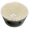 Kattens No. 1 Kattens no 1 Rund hule med plys i beige Ø 50 cm med stor indgang