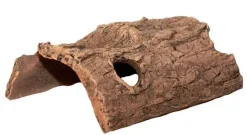 Dekoration til Akvarier og Terrarier Keramik efterligning af halv træstamme S 16x10x6 cm