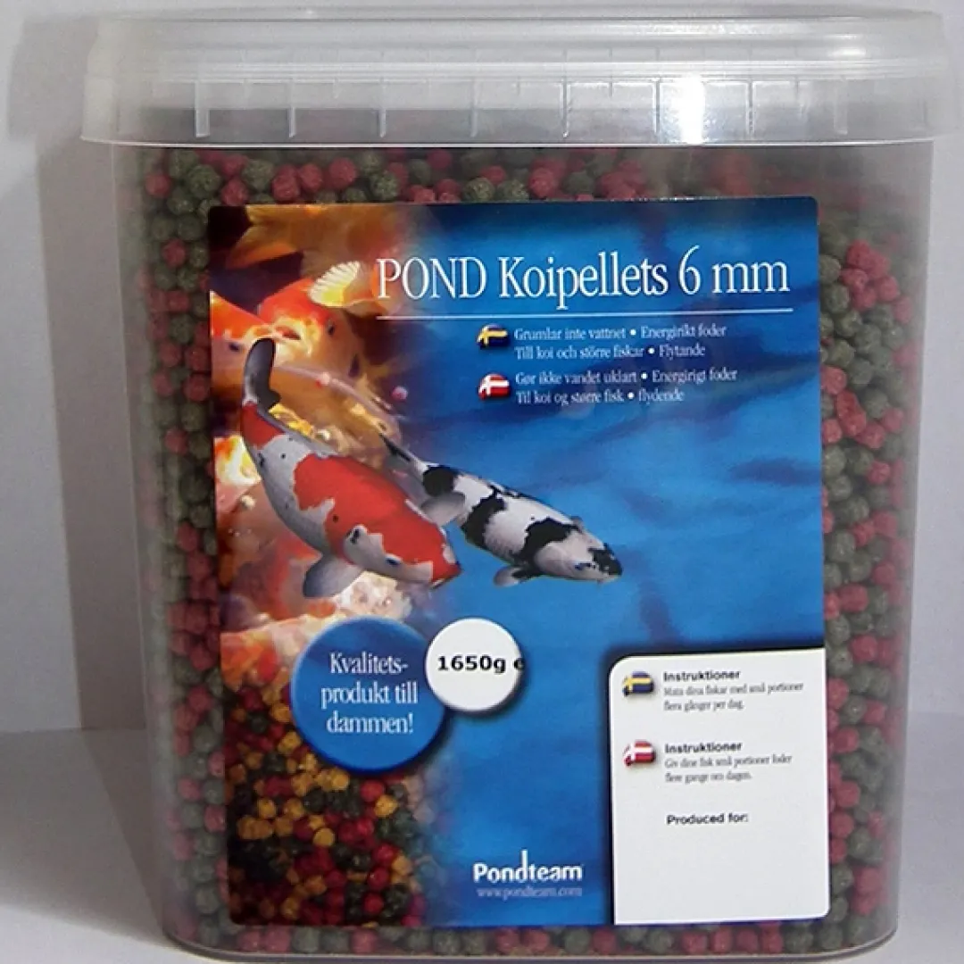 Pondteam Koi Adult farvefoder 5,4 Liter 1650 gram 6 mm
