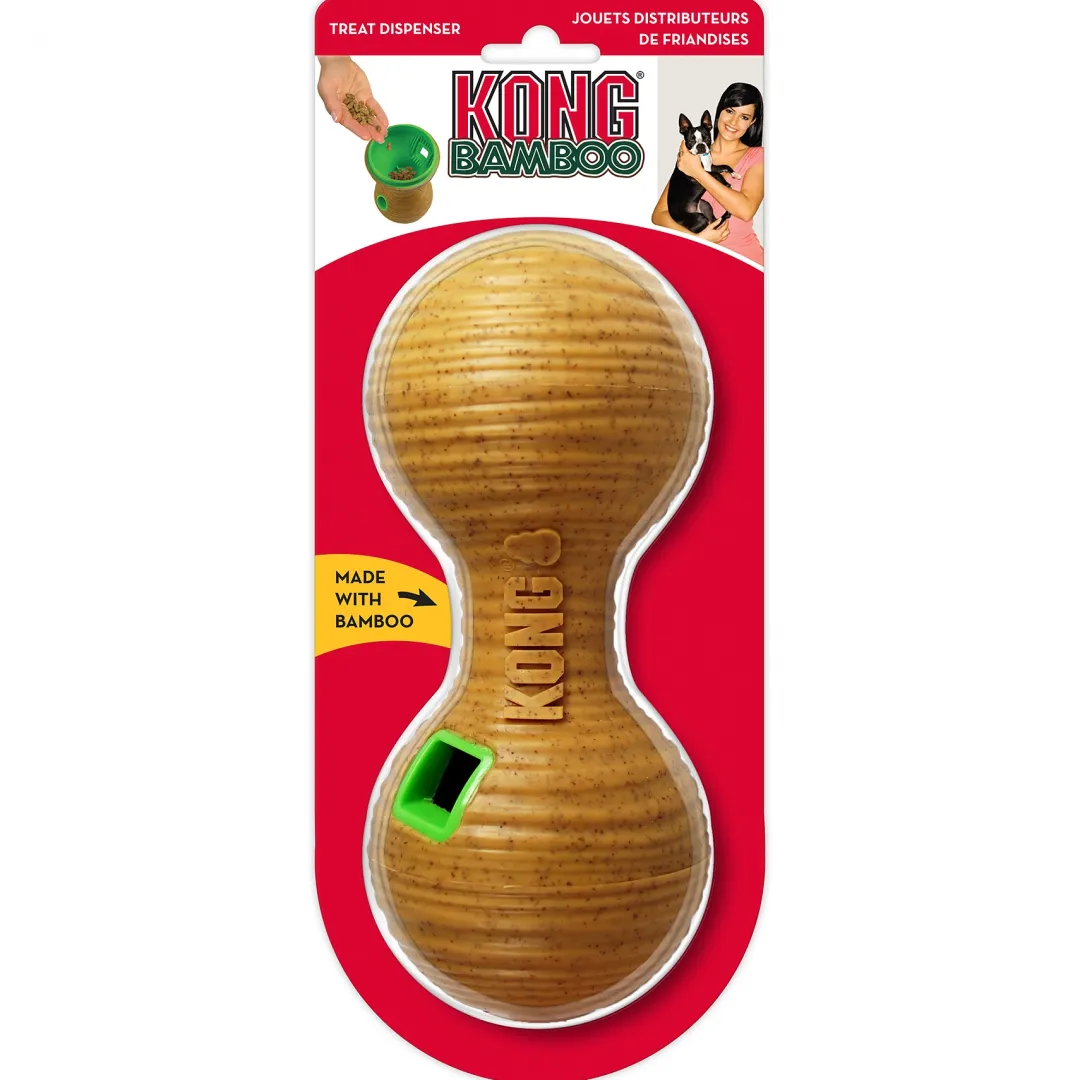Kong Bamboo Dumbbell - aktiveringslegetøj til hunde