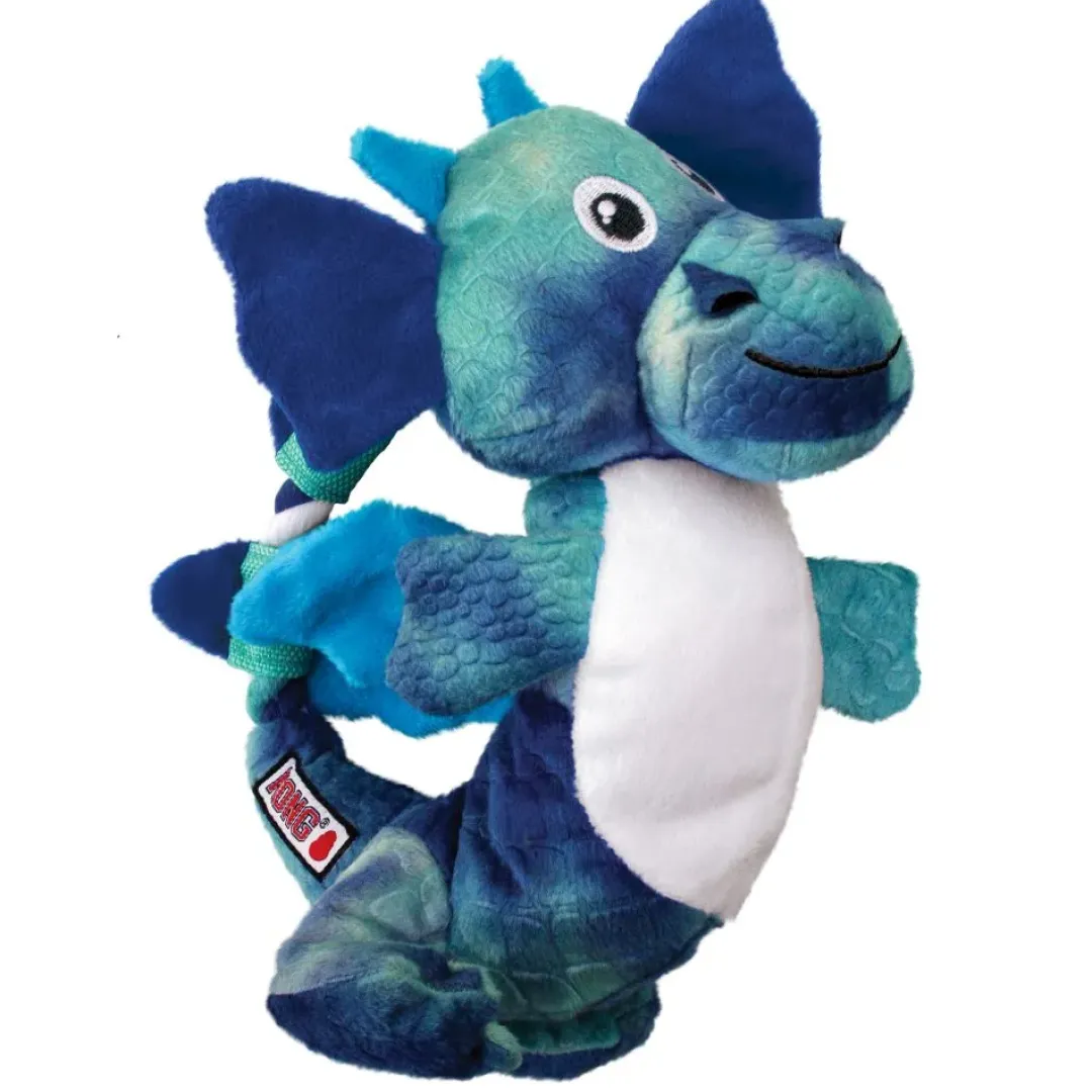 Kong Dragon Knots Hundelegetøj - sjov bamse med reb
