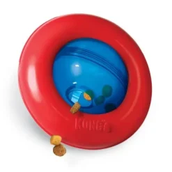 Kong Gyro Small Ø12,7x7,5 cm - snackbold til små hunde