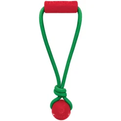 Kong Holiday Jaxx Brights Tug Ball Mix M - hundelegetøj 30,5 x 13 x 6,5 cm