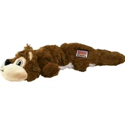 Kong Scrunch Knots Squirrel M/L - egern med reb og squeaker