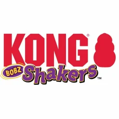 Kong Shakers Bobz Gris hundelegetøj - Fleksibel rysteleg og pivelyd