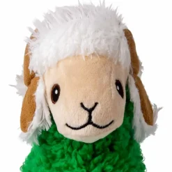 Kong Sherps Llama (M) - blød plys-lama-legetøj til hunde med pivelyd og slidstærk konstruktion.