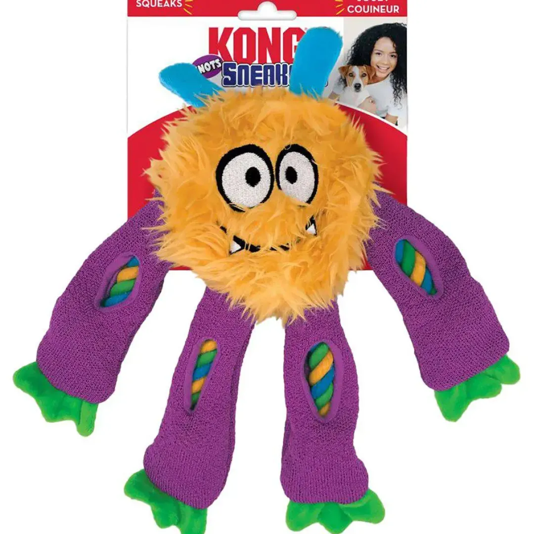 Kong Sneakerz Knotsmix M - fantasifuldt hundelegetøj