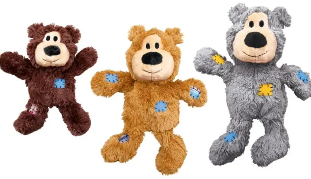 Kong Wild Knots Hundebamse Bjørn XS - lille bamse med reb