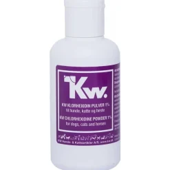 KW Hunde og Katteartikler KW Klorhexidin pulver 50 g