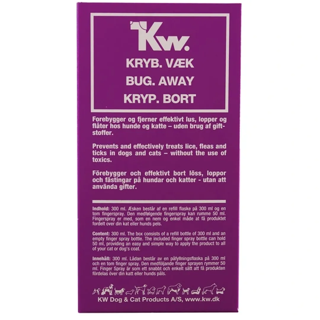 KW Hunde og Katteartikler KW Kryb væk 300 ml
