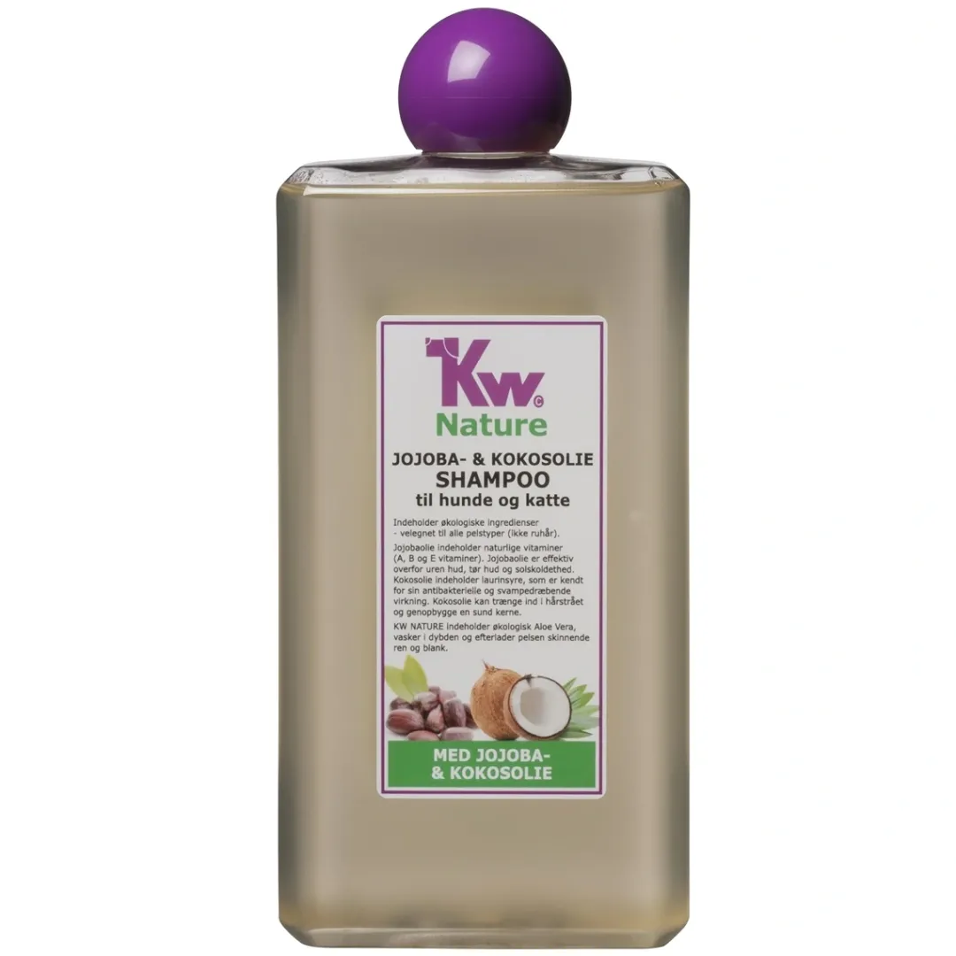 KW Hunde og Katteartikler KW Nature Jojoba - & Kokosolie Shampoo 500 ml