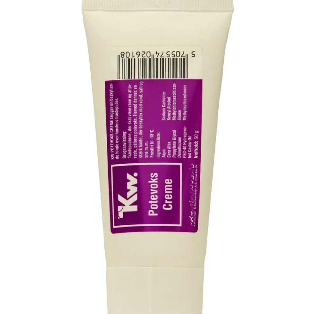 KW Hunde og Katteartikler KW Potevoks creme tube 50 g