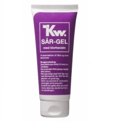 KW Hunde og Katteartikler KW Sår gel med klorhexidin 100 ml