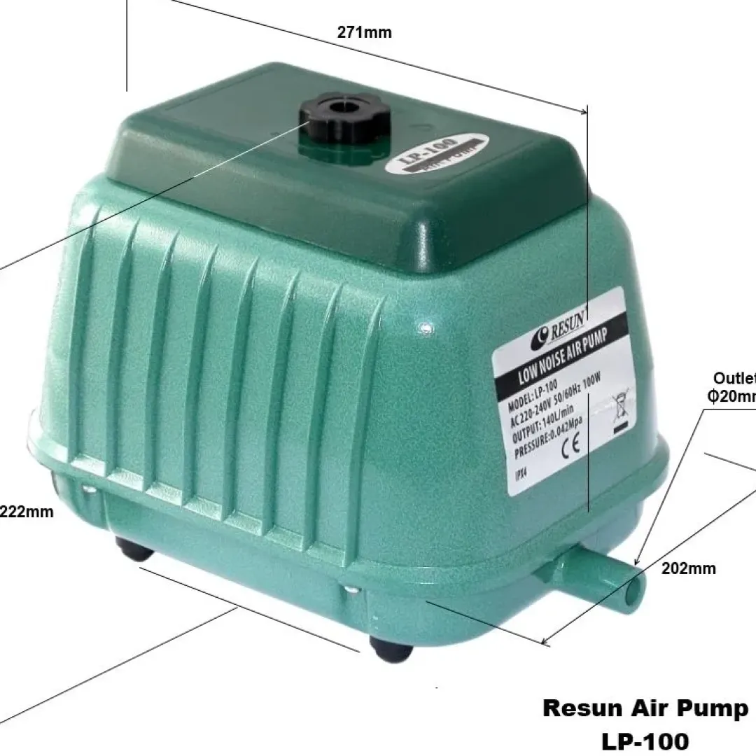 MiniZoo LP100 Luftpumpe 8400 l/t