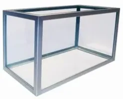 MiniZoo sølv aluminiums akvarie 720 liter (lang)