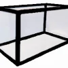 MiniZoo Sort aluminiums akvarie 325 liter.