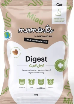 Natura Diet Super premium Hunde & kattefoder Moments Cat Digest snack 70 g