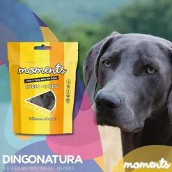 Natura Diet Super premium Hunde & kattefoder Moments hundesnack Kylling og Ost 60 g - naturlige hundegodbidder