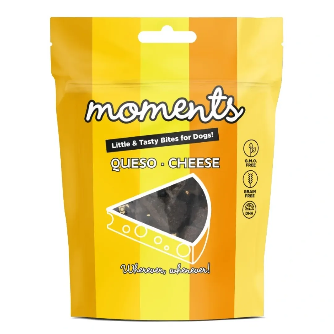 Natura Diet Super premium Hunde & kattefoder Moments hundesnack Kylling og Ost 60 g - naturlige hundegodbidder