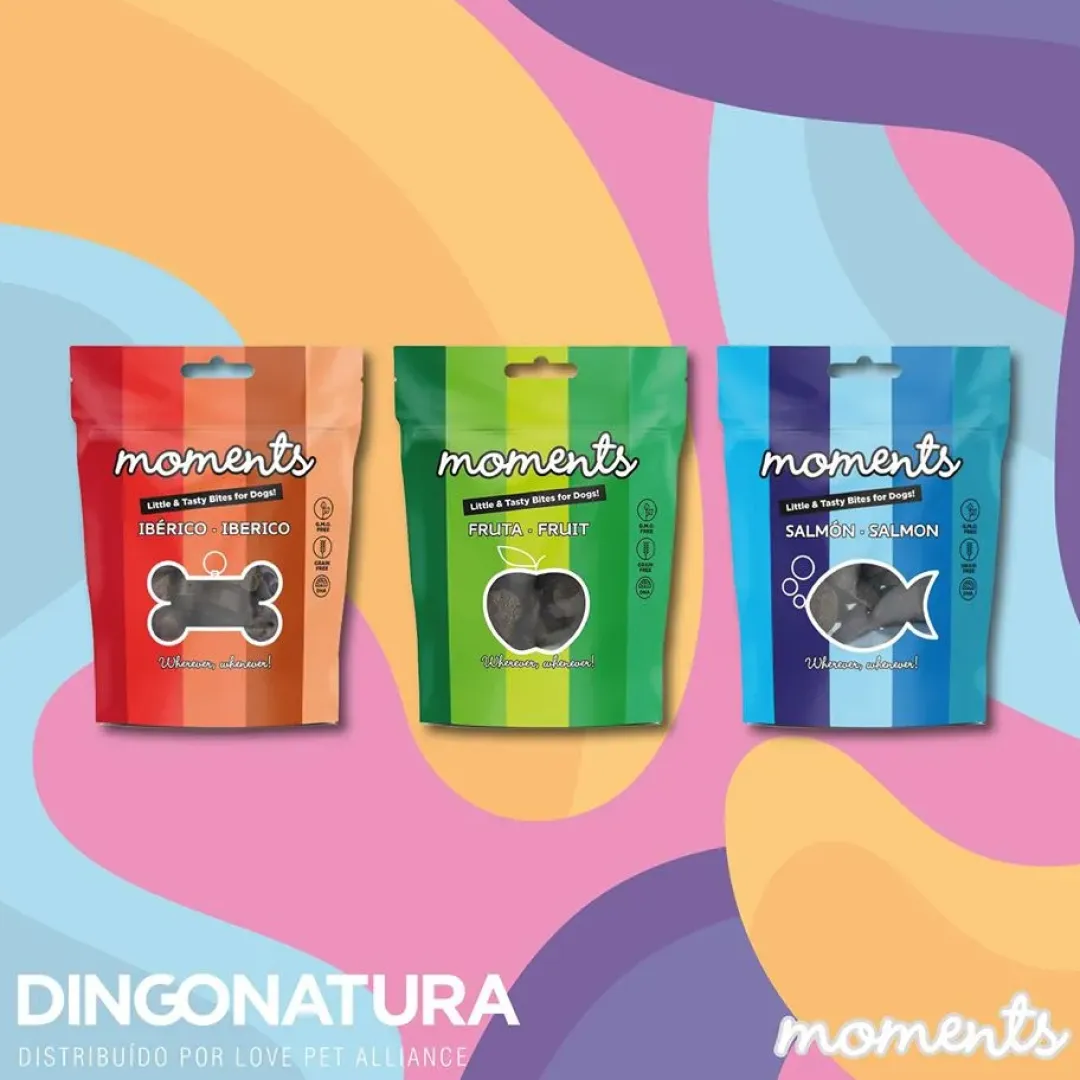 Natura Diet Super premium Hunde & kattefoder Moments hundesnack Kylling og Frugt 60 g - fuldfoder hundegodbidder