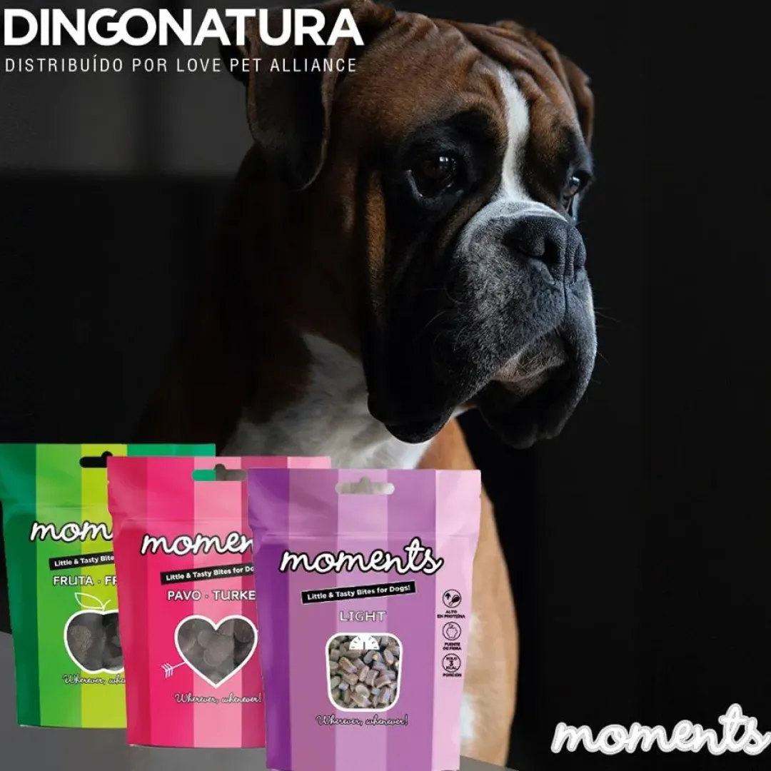Natura Diet Super premium Hunde & kattefoder Moments hundesnack Kylling og Frugt 60 g - fuldfoder hundegodbidder