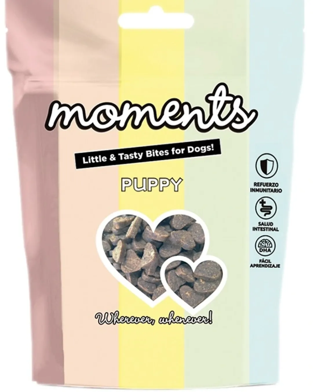 Natura Diet Super premium Hunde & kattefoder Moments hundesnack Puppy 60 g - blød træning til hvalpe