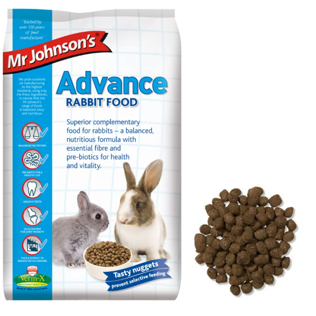 Mr Johnson - kvalitets gnaverfoder Mr Johnson Kaninfoder Advance Rabbit 3 kg