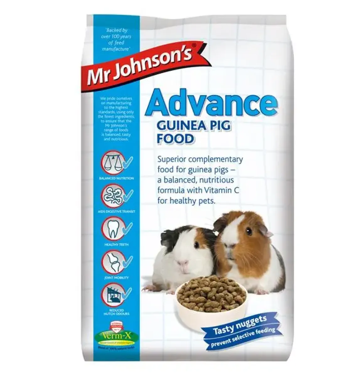 Mr Johnson - kvalitets gnaverfoder Mr Johnson Marsvinefoder Advance Guinea Pig 1,5 kg