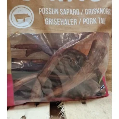 MUSH VAINU Hundesnack Grisehaler 220 g - naturlige tyggeben til hunde