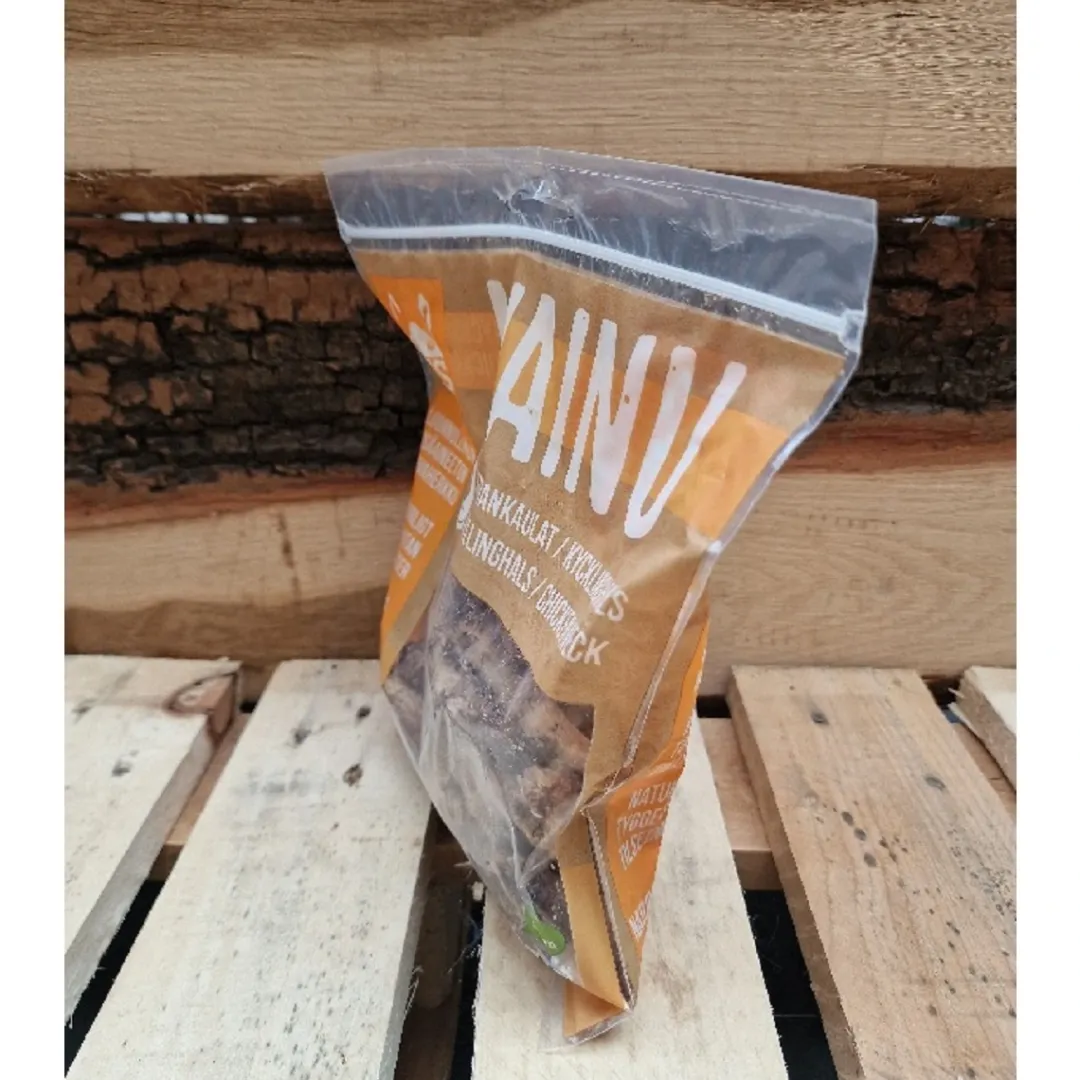 MUSH VAINU Hundesnack Kyllingehalse 220 g - naturlige tyggeben til hunde