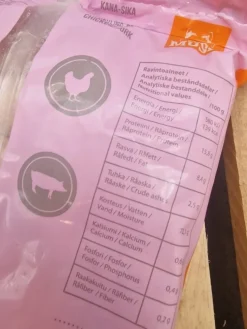 MUSH Vaisto kat Kylling Gris Pink 800 g