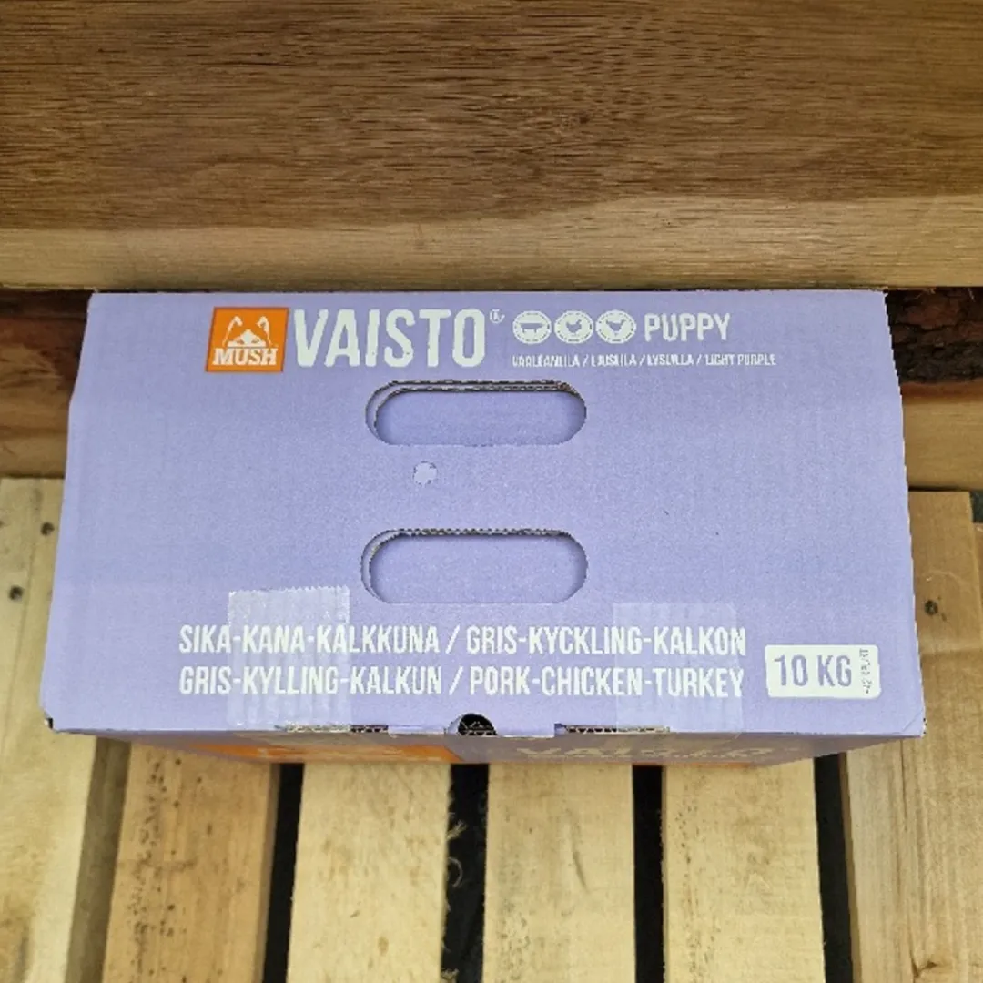 MUSH Vaisto Puppy lyslilla gris kalkun kylling 10 kg til hvalpe
