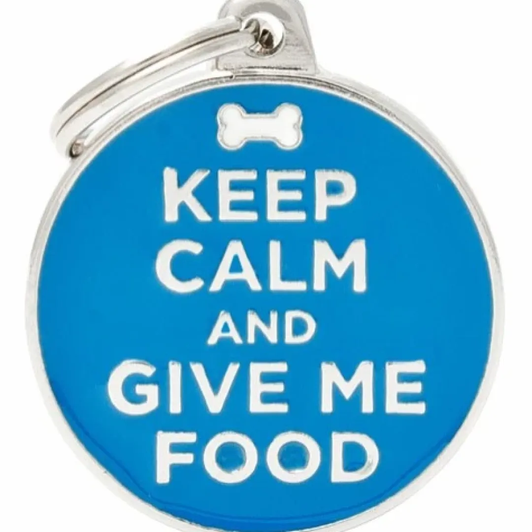 My Family Hundetegn Keep Calm And Give Me Food