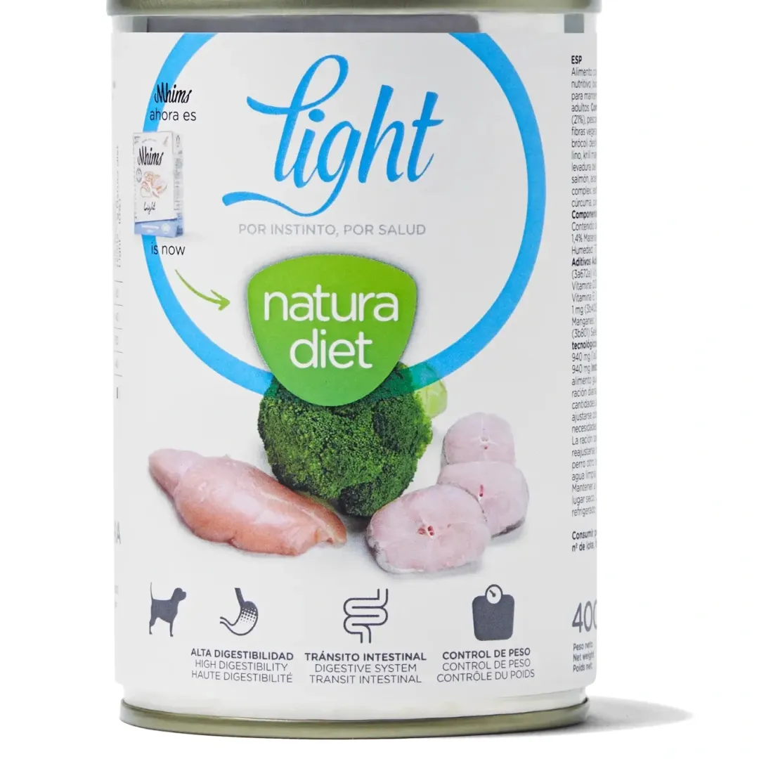 Natura Diet Super premium Hunde & kattefoder Natura Diet Adult Hund Light Vådfoder 400 g - sundt og kalorielet