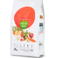 Natura Diet Super premium Hunde & kattefoder Natura Diet Daily hundefoder 3 kg - Naturligt tørfoder med kylling og ris