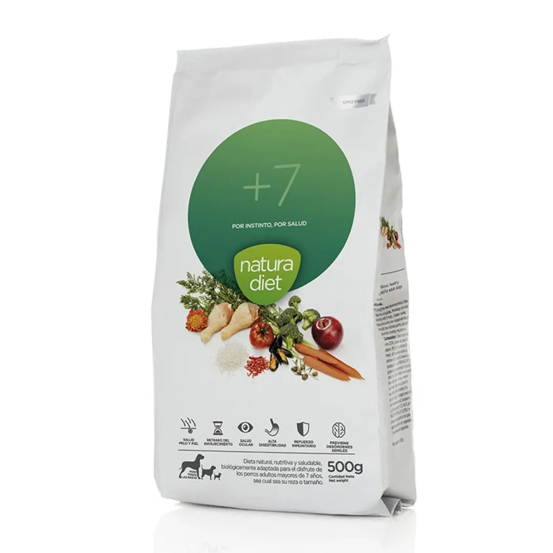 Natura Diet Super premium Hunde & kattefoder Natura Diet Hundefoder Senior +7 12 kg - komplet tørfoder til ældre hunde