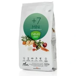 Natura Diet Super premium Hunde & kattefoder Natura Diet Hundefoder Senior +7 Mini 500 g - tørfoder til små ældre hunde