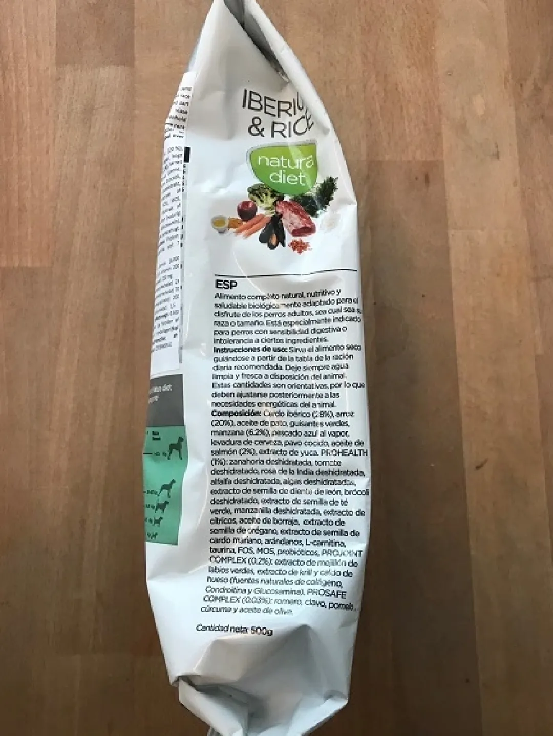 Natura Diet Super premium Hunde & kattefoder Natura Diet Iberico og Ris Hundefoder 500 g - Naturligt og allergivenligt