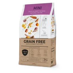Natura Diet Super premium Hunde & kattefoder Natura Diet Kornfri And og sød kartoffel Mini 3 kg - kornfrit hundefoder til små hunde