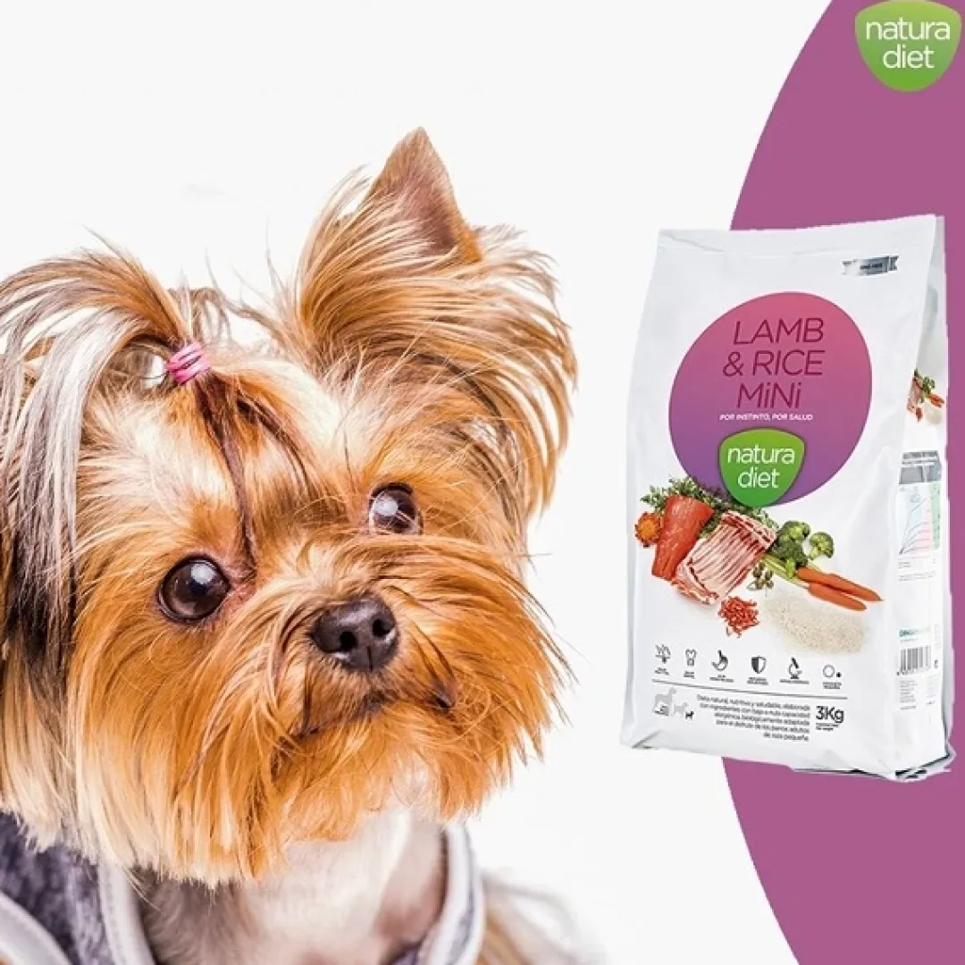 Natura Diet Super premium Hunde & kattefoder Natura Diet Lam og Ris Mini Hundefoder 500 g - Sundt og naturligt foder til små hunde