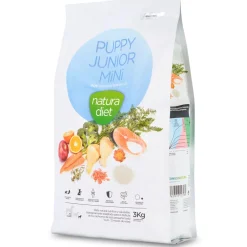 Natura Diet Super premium Hunde & kattefoder Natura Diet Puppy Junior Mini 3 kg - Sundt hvalpefoder til små racer