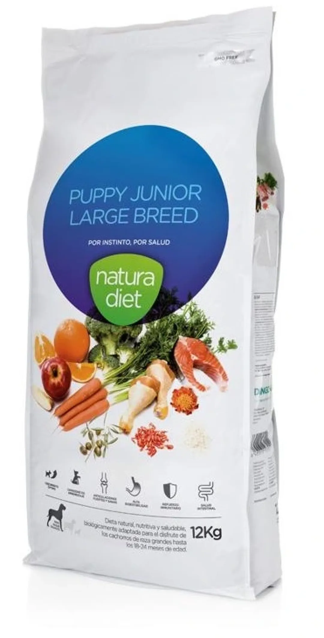 Natura Diet Super premium Hunde & kattefoder Natura Diet Puppy Large Breed Hvalpefoder 12 kg - Sund vækst til store racer