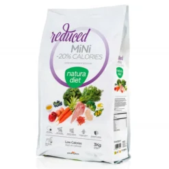 Natura Diet Super premium Hunde & kattefoder Natura Diet Reduced Mini -20% 3 kg - light hundefoder til små voksne hunde