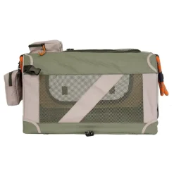 Nordic Paws Foldbart luksus hundebur i stof Army XS - rolig og tryg base