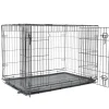 Nordic Paws Hundebur i metal Sort L