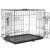 Nordic Paws Hundebur i metal Sort S