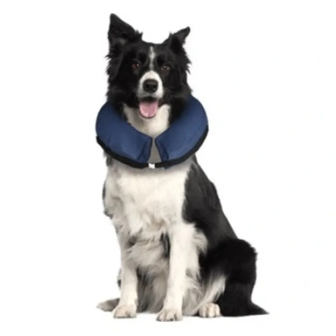 Beeztees Oppustelig halskrave M 25-40 cm
